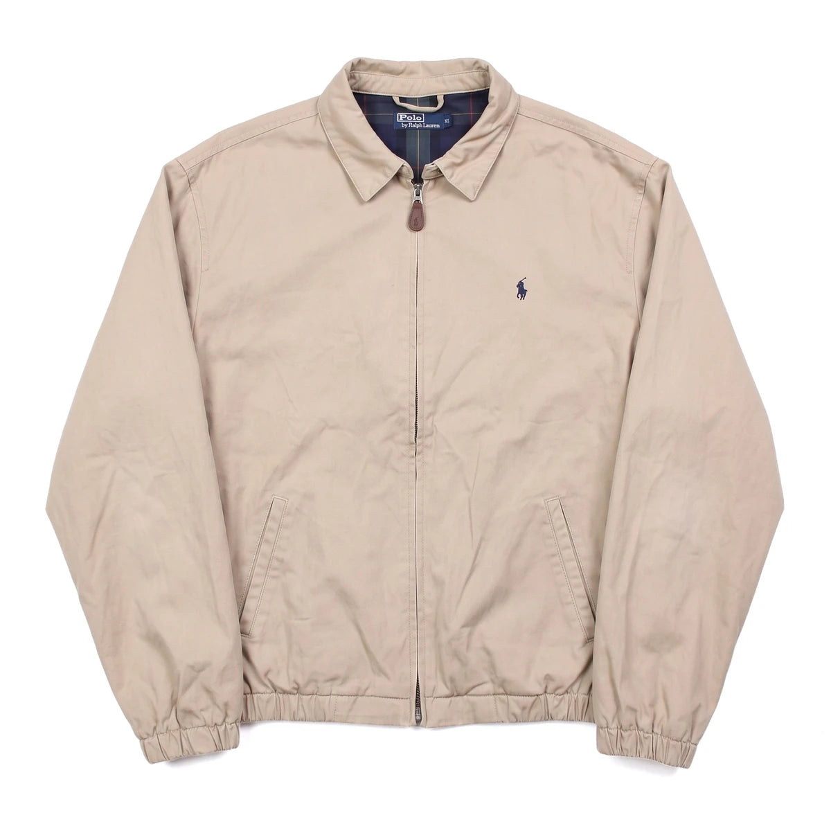 Ralph Lauren Jacke Casual Beige Herren Baumwolle – Vorderansicht