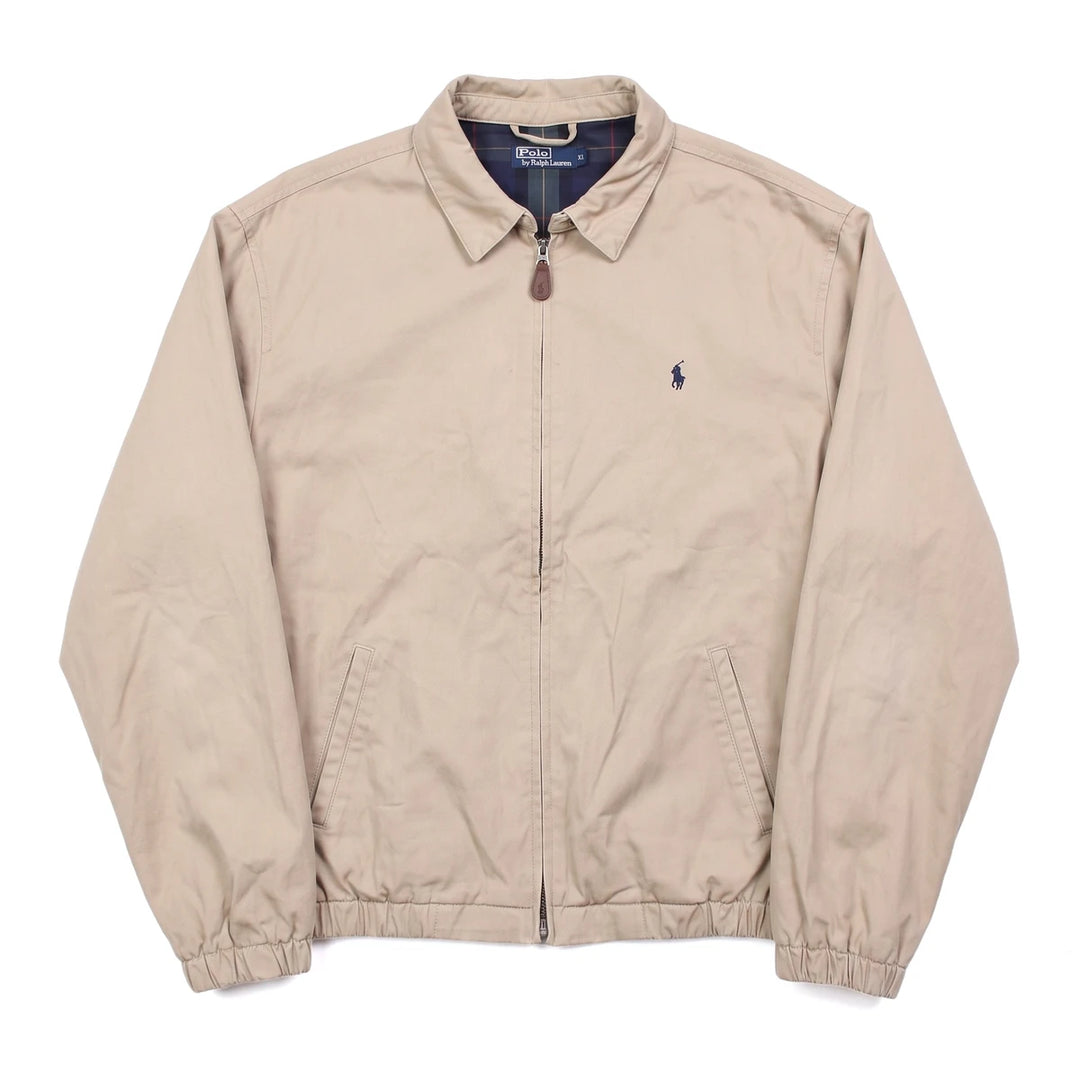 Ralph Lauren Jacke Casual Beige Herren Baumwolle – Vorderansicht