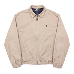Ralph Lauren Jacke Casual Beige Herren Baumwolle – Vorderansicht