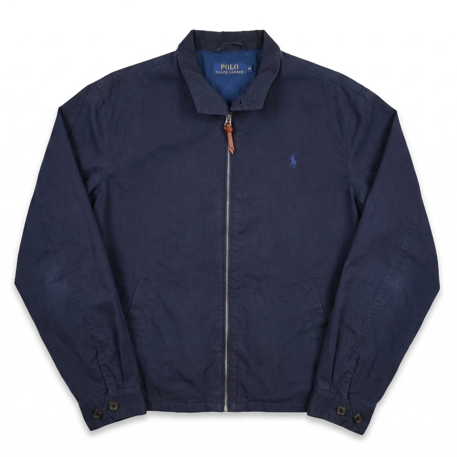 Ralph Lauren Jacke Casual Marineblau Herren Baumwolle – Vorderansicht