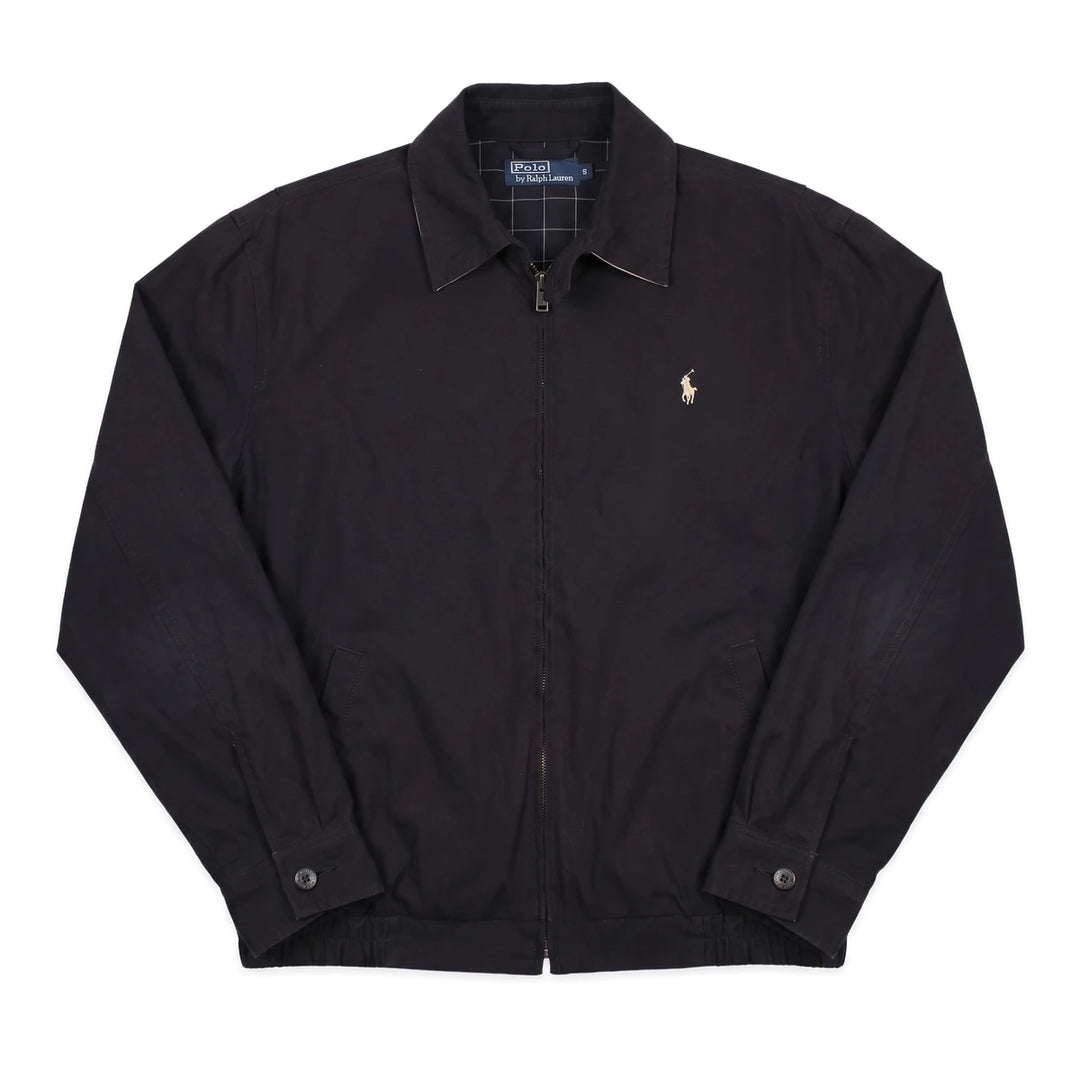 Ralph Lauren Jacke Casual Schwarz Herren Baumwolle – Vorderansicht