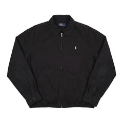 Ralph Lauren Jacke Casual Schwarz Herren Polyester, Baumwolle – Vorderansicht
