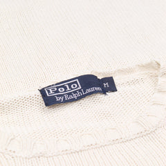 Ralph Lauren Knit Pasha Weiß Herren Baumwolle – Nahaufnahme-2
