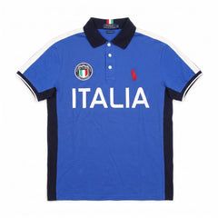 Ralph Lauren Polo Chief Keef Blau Herren Baumwolle – Vorderansicht