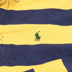 Ralph Lauren Polo Chief Keef Gelb Marineblau Herren Baumwolle – Nahaufnahme-1