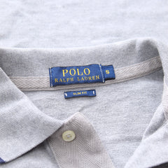 Ralph Lauren Polo Chief Keef Grau Marineblau Herren Baumwolle – Nahaufnahme-3