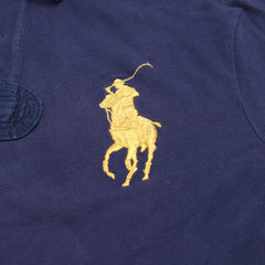 Ralph Lauren Polo Chief Keef Marineblau Herren Baumwolle – Nahaufnahme-1