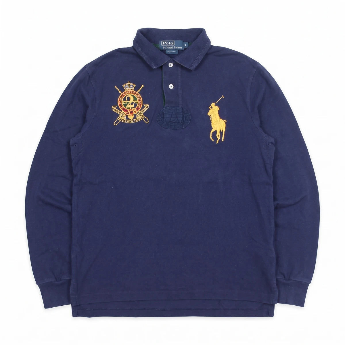 Ralph Lauren Polo Chief Keef Marineblau Herren Baumwolle – Vorderansicht