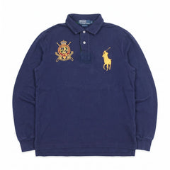 Ralph Lauren Polo Chief Keef Marineblau Herren Baumwolle – Vorderansicht