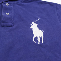 Ralph Lauren Polo Chief Keef Marineblau Weiß Herren Baumwolle – Nahaufnahme-2