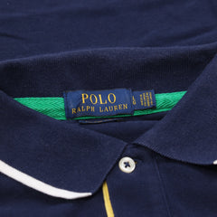 Ralph Lauren Polo Chief Keef Marineblau Weiß Herren Baumwolle – Nahaufnahme-3