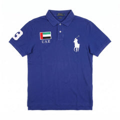 Ralph Lauren Polo Chief Keef Marineblau Weiß Herren Baumwolle – Vorderansicht