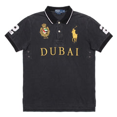Ralph Lauren Polo Chief Keef Schwarz Gold Herren Baumwolle – Vorderansicht