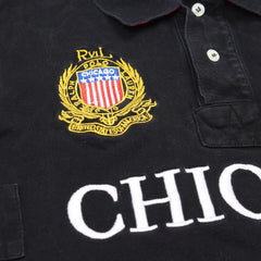 Ralph Lauren Polo Chief Keef Schwarz Weiß Damen Baumwolle – Nahaufnahme-1