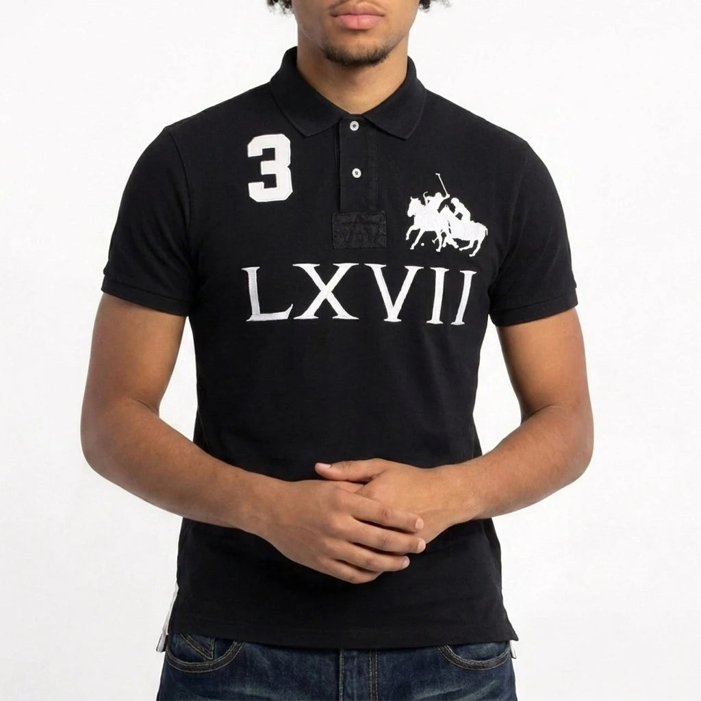 Ralph Lauren Polo Chief Keef Schwarz Weiß Herren Baumwolle