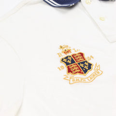 Ralph Lauren Polo Chief Keef Weiß Gold Herren Baumwolle – Nahaufnahme-2
