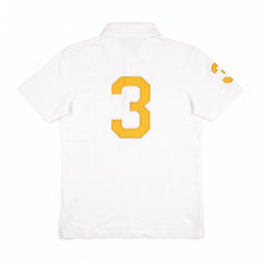 Ralph Lauren Polo Chief Keef Weiß Gold Herren Baumwolle – Rückseite