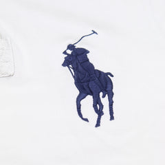 Ralph Lauren Polo Chief Keef Weiß Marineblau Herren Baumwolle – Nahaufnahme-1