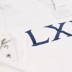 Ralph Lauren Polo Chief Keef Weiß Marineblau Herren Baumwolle – Nahaufnahme-1