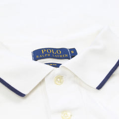 Ralph Lauren Polo Chief Keef Weiß Marineblau Herren Baumwolle – Nahaufnahme-3