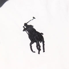 Ralph Lauren Polo Chief Keef Weiß Schwarz Herren Baumwolle – Nahaufnahme-1