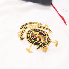 Ralph Lauren Polo Chief Keef Weiß Schwarz Herren Baumwolle – Nahaufnahme-2