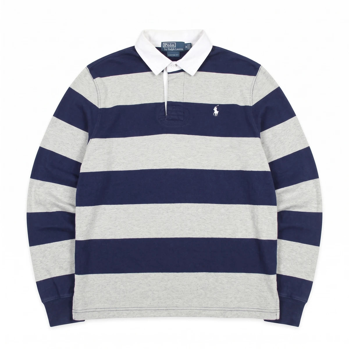 Ralph Lauren T-Shirt Chief Keef Blau Grau Herren Baumwolle – Vorderansicht