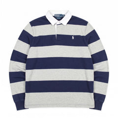Ralph Lauren T-Shirt Chief Keef Blau Grau Herren Baumwolle – Vorderansicht