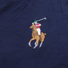 Ralph Lauren T-Shirt Chief Keef Marineblau Herren Baumwolle – Nahaufnahme-2