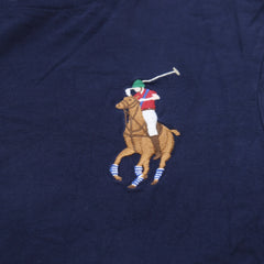 Ralph Lauren T-Shirt Chief Keef Marineblau Herren Baumwolle – Nahaufnahme-2