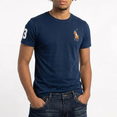 Ralph Lauren T-Shirt Chief Keef Marineblau Herren Baumwolle