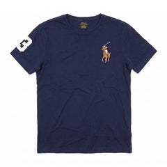 Ralph Lauren T-Shirt Chief Keef Marineblau Herren Baumwolle – Vorderansicht