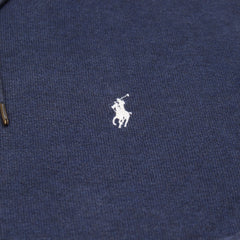 Ralph Lauren Zipper Pasha Marineblau Weiß Herren Baumwolle – Nahaufnahme-1
