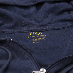Ralph Lauren Zipper Pasha Marineblau Weiß Herren Baumwolle – Nahaufnahme-3