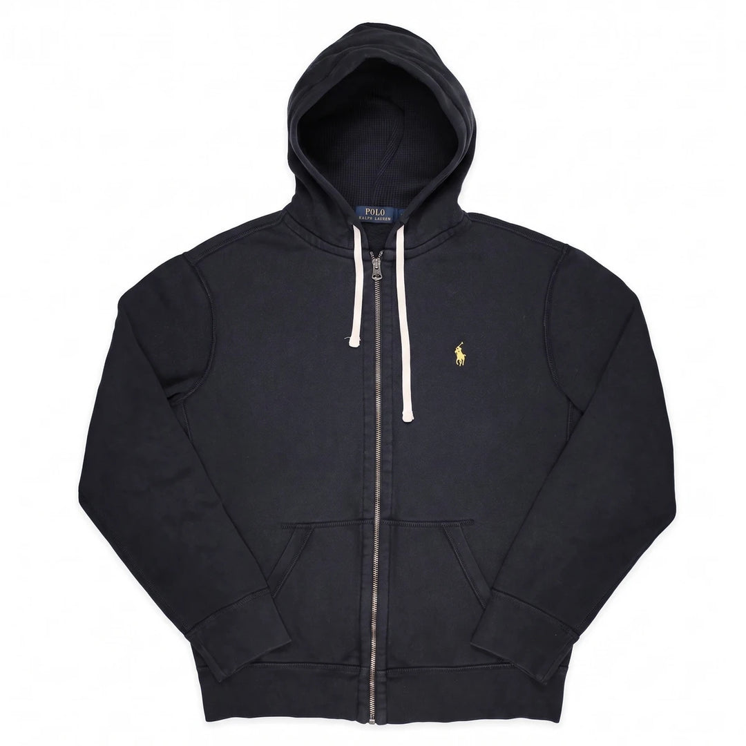Ralph Lauren Zipper Pasha Schwarz Gold Herren Baumwolle – Vorderansicht