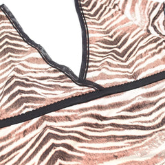 Roberto Cavalli Underwear Designer Braun Schwarz Damen Nylon Elastan – Nahaufnahme-3