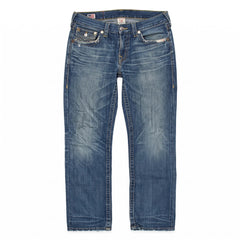 True Religion Jeans Straight Blau Herren Baumwolle – Vorderansicht