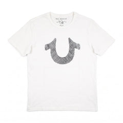 True Religion T-Shirt Chief Keef Weiß Herren Baumwolle – Vorderansicht
