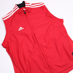 Adidas 2-in-1 Trackjacket Weste - Farbe: Red - Größe: S - VintageR2