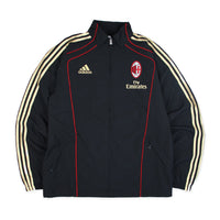 Adidas AC Milan Trackjacket in Schwarz Gold Größe M