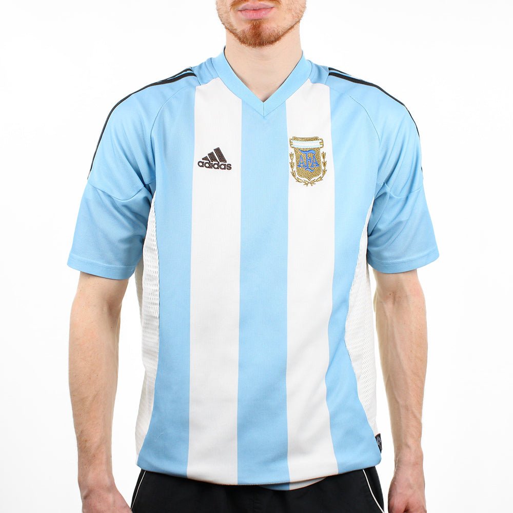 Adidas Argentinien Trikot Vintage - Farbe: LightSkyBlue - Größe: L - VintageR2