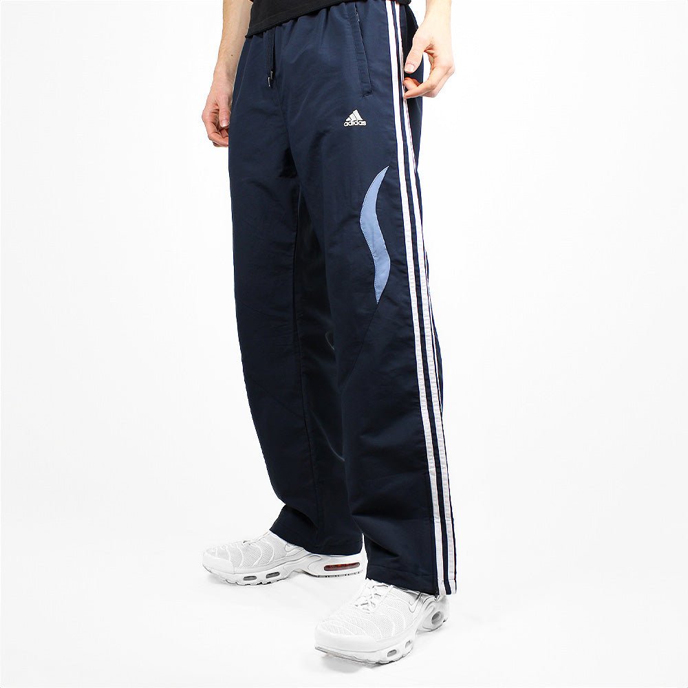 Adidas baggy Trainingshose - Farbe: Navy - Größe: L - VintageR2