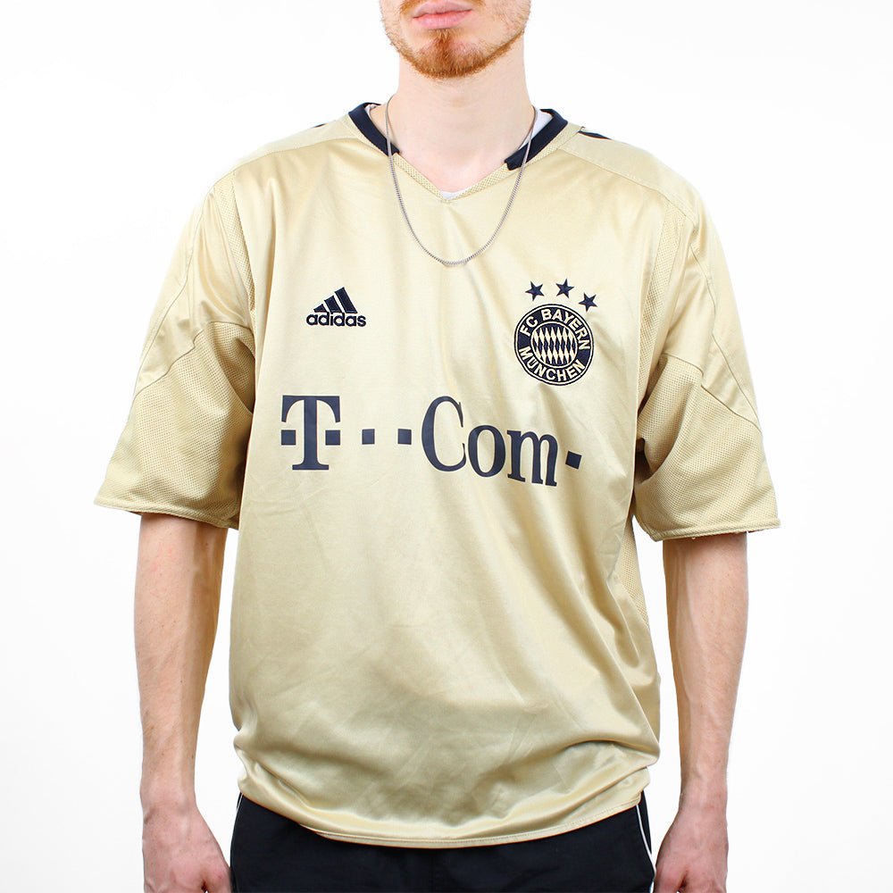 Adidas Bayern München Vintage Trikot 04/05 - Farbe: Gold - Größe: XL - VintageR2