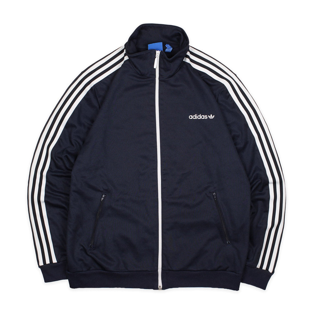 Adidas Beckenbauer Trainingsjacke in Marineblau Weiß Größe L