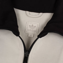 Adidas Beckenbauer Vintage Trackjacket in Weiß Schwarz Größe M