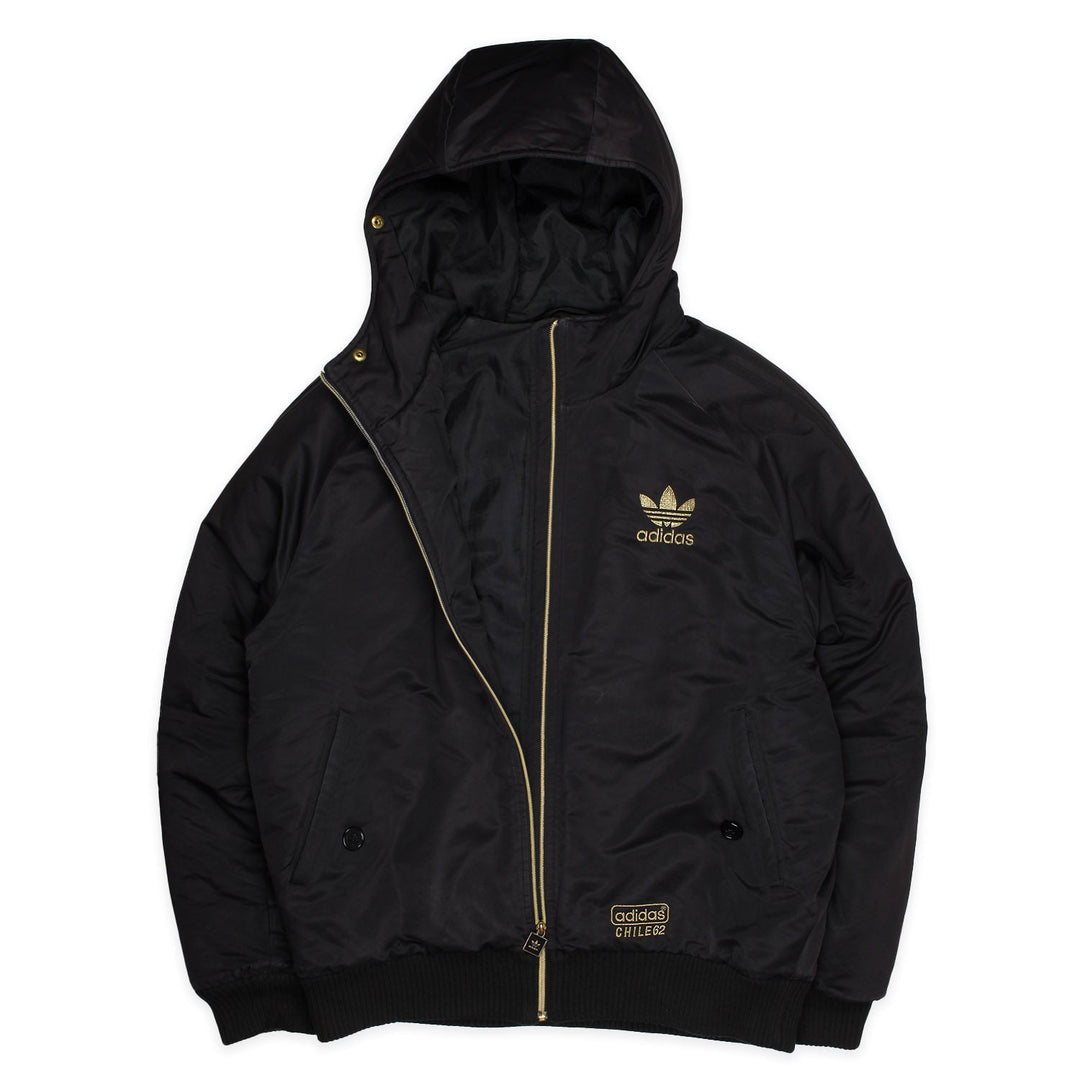 Adidas Chile 62 Winterjacke in Schwarz Gold Größe L