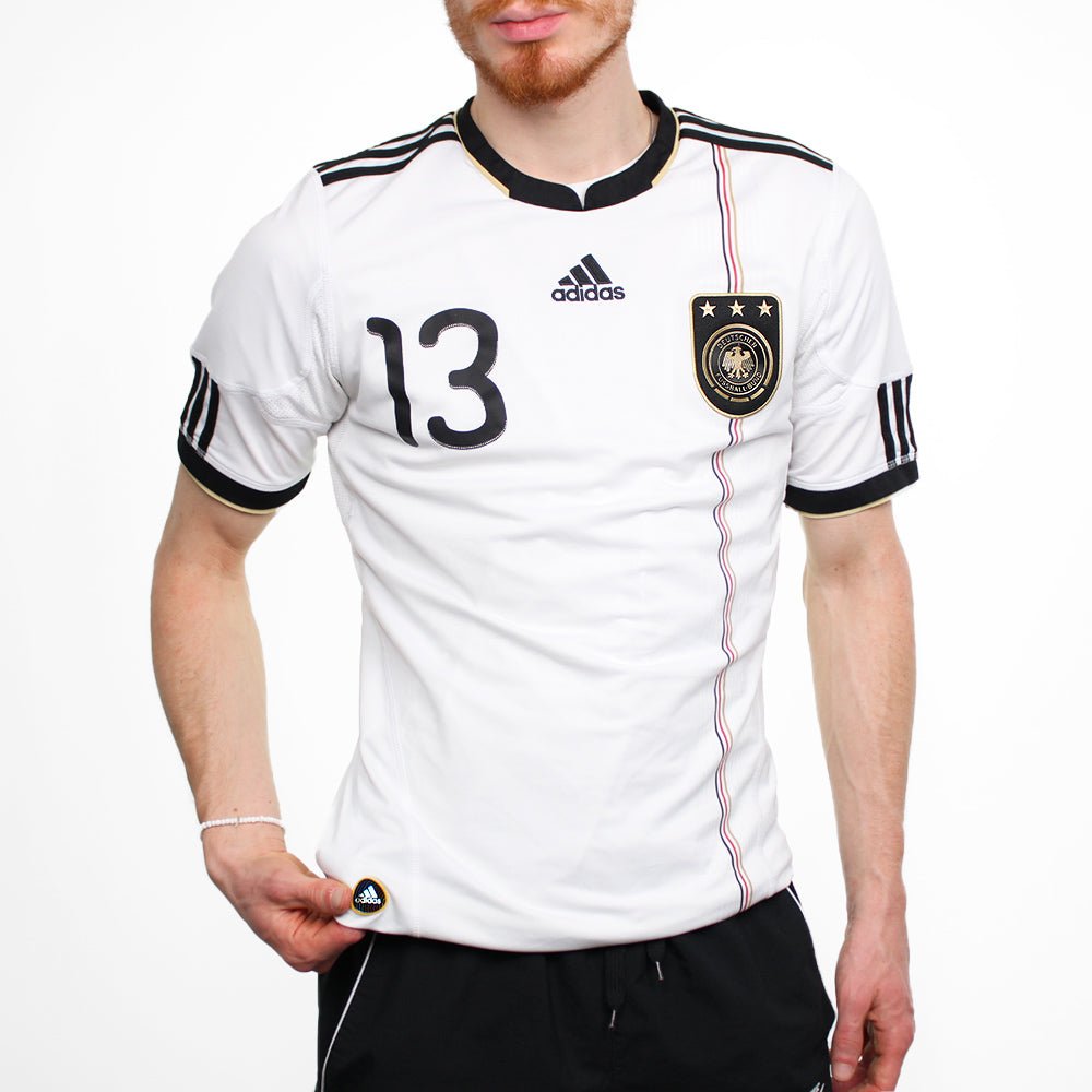 Adidas Deutschland Fußball Trikot Dfb Wm 2010 13 Ballack - Farbe: White - Größe: M - VintageR2