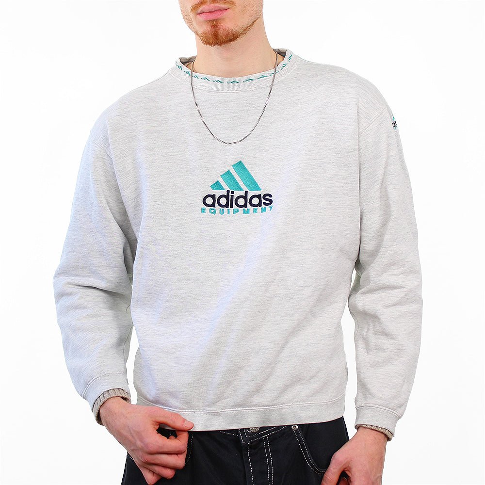 Adidas Equipment Sweatshirt - Farbe: Grey - Größe: M - VintageR2