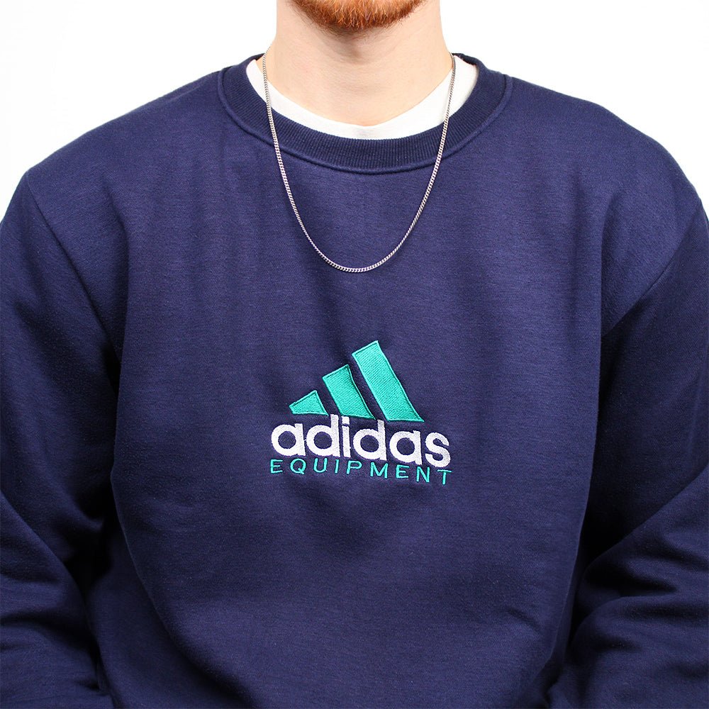 Vintage Adidas Equipment outlet Navy Sweatshirt