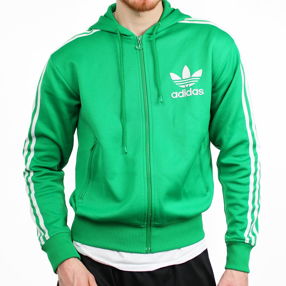 Adidas Firebird Hoodie - Farbe: Green - Größe: XL - VintageR2